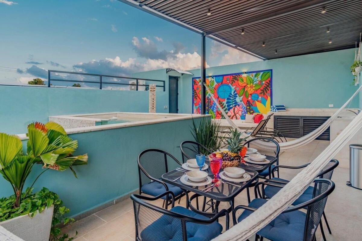Rincon Del Cielo Rooftop With Glass Walled Pool Mérida Exterior foto