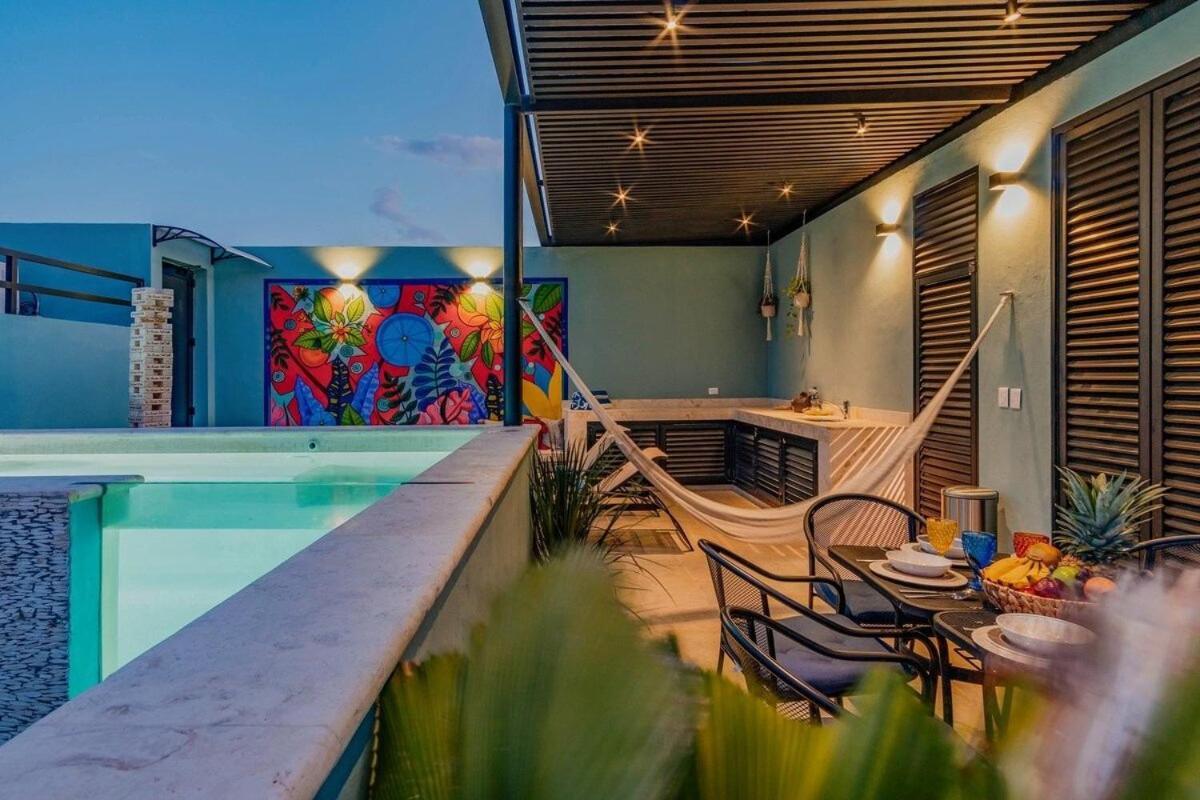 Rincon Del Cielo Rooftop With Glass Walled Pool Mérida Exterior foto